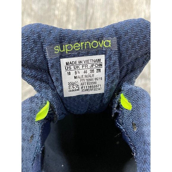 ADIDAS GLIDE BOOST SUPERNOVA Blue Mens Running Shoes Sneakers size 10 - Picture 12 of 12